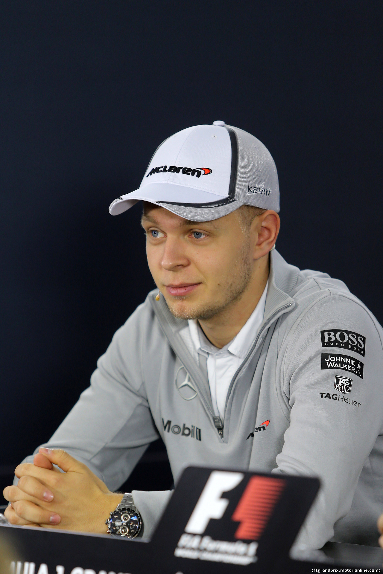 GP BRASILE, 06.11.2014 - Conferenza Stampa, Kevin Magnussen (DEN) McLaren Mercedes MP4-29