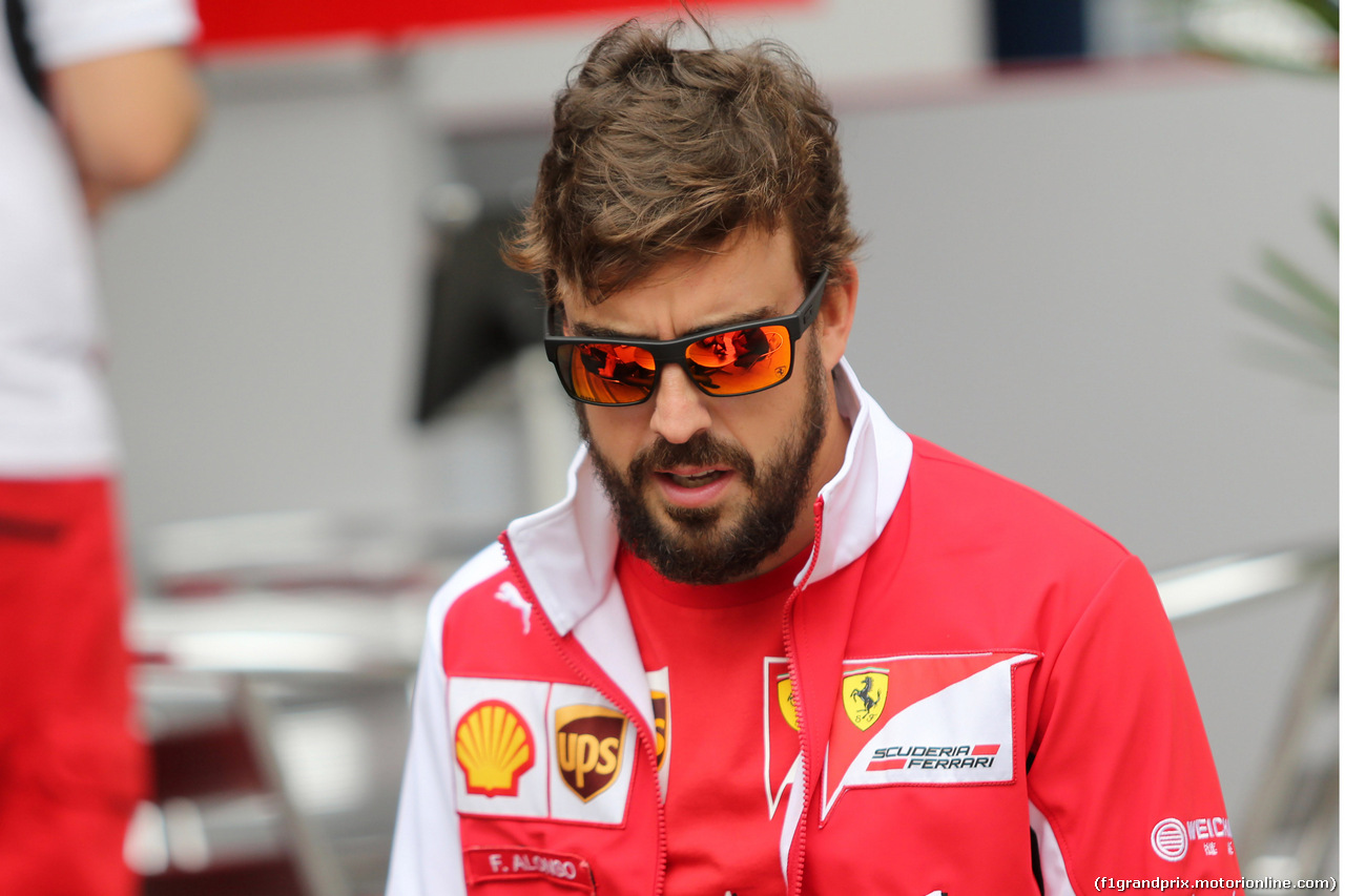 GP BRASILE, 06.11.2014 - Fernando Alonso (ESP) Ferrari F14-T