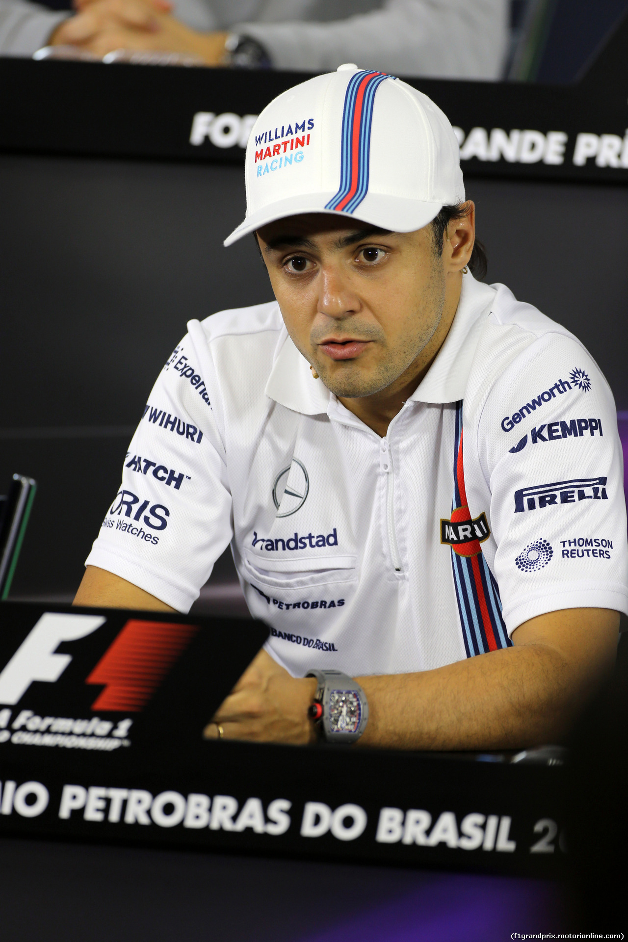 GP BRASILE, 06.11.2014 - Conferenza Stampa, Felipe Massa (BRA) Williams F1 Team FW36