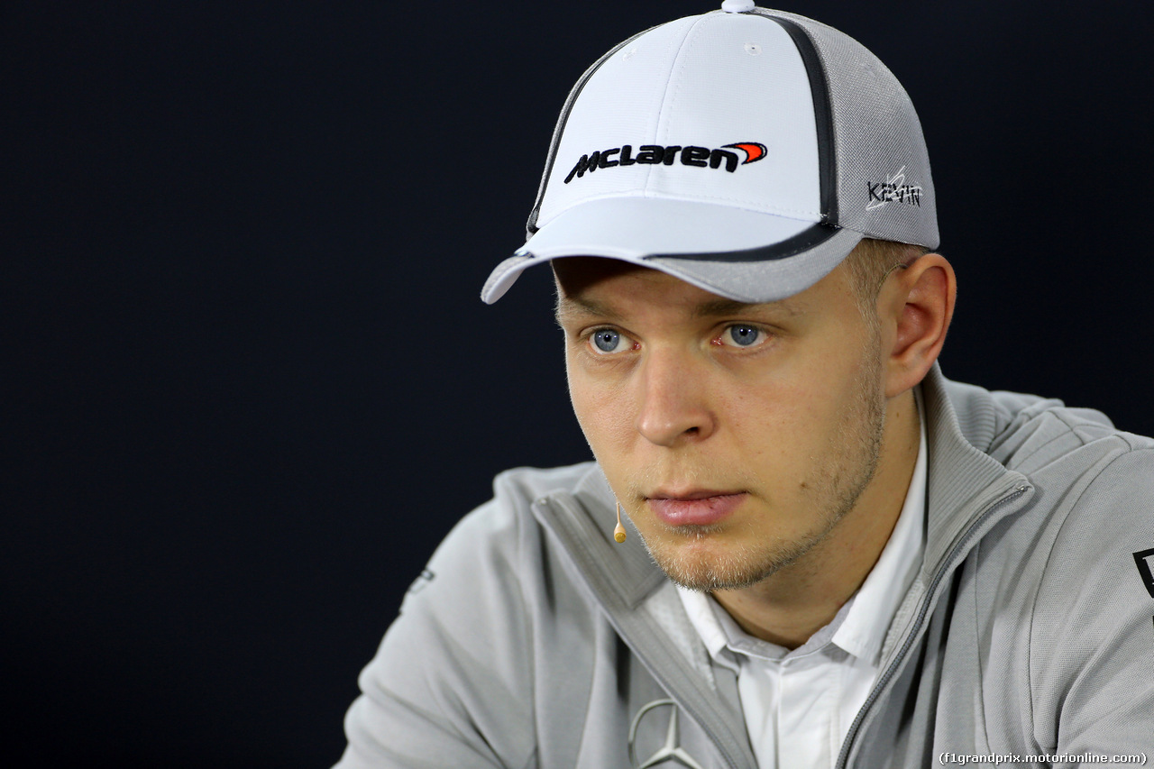 GP BRASILE, 06.11.2014 - Conferenza Stampa, Kevin Magnussen (DEN) McLaren Mercedes MP4-29