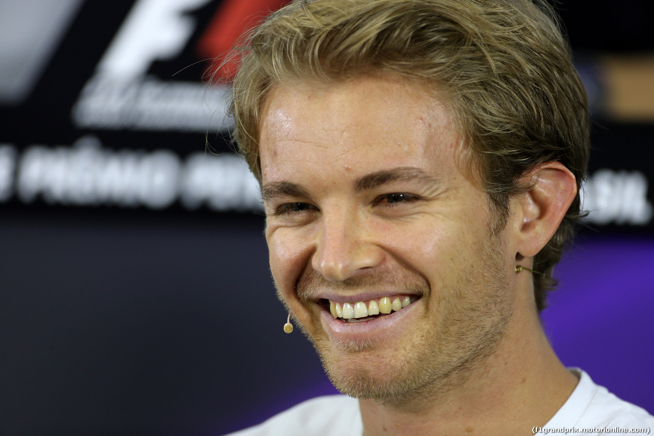 GP BRASILE, 06.11.2014 - Conferenza Stampa, Nico Rosberg (GER) Mercedes AMG F1 W05