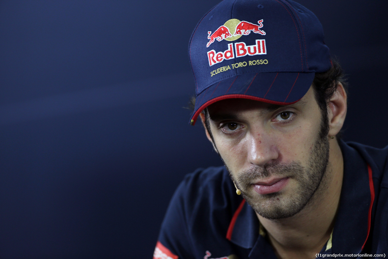 GP BRASILE, 06.11.2014 - Conferenza Stampa, Jean-Eric Vergne (FRA) Scuderia Toro Rosso STR9