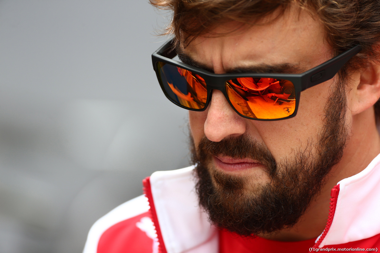 GP BRASILE, 06.11.2014 - Fernando Alonso (ESP) Ferrari F14-T