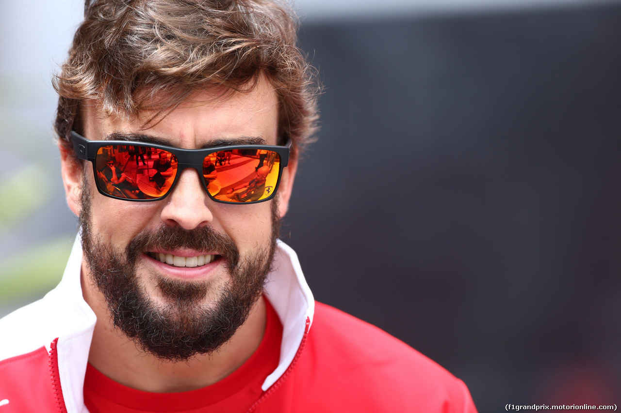 GP BRASILE, 06.11.2014 - Fernando Alonso (ESP) Ferrari F14-T