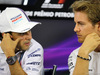 GP BRASILE, 06.11.2014 - Conferenza Stampa, Felipe Massa (BRA) Williams F1 Team FW36 e Nico Rosberg (GER) Mercedes AMG F1 W05