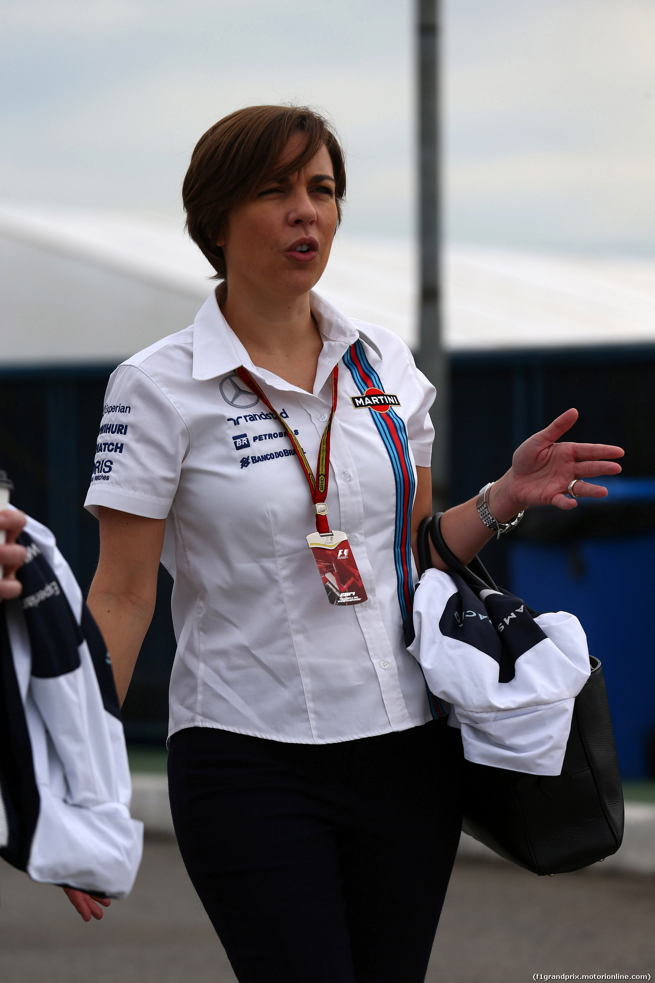 GP BRASILE, 08.11.2014 - Claire Williams (GBR) Williams Deputy Team Principal.
