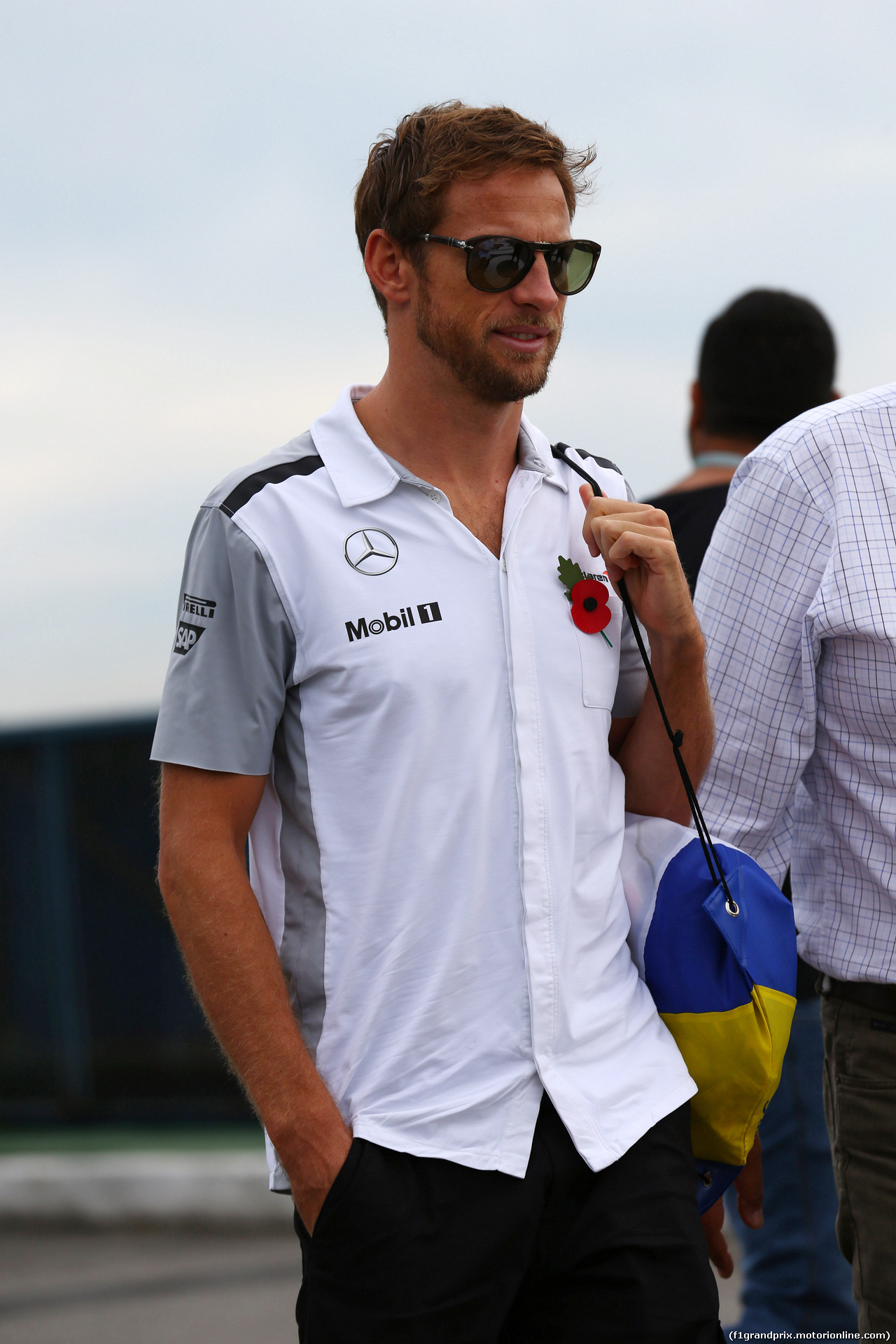 GP BRASILE, 08.11.2014 - Jenson Button (GBR) McLaren Mercedes MP4-29