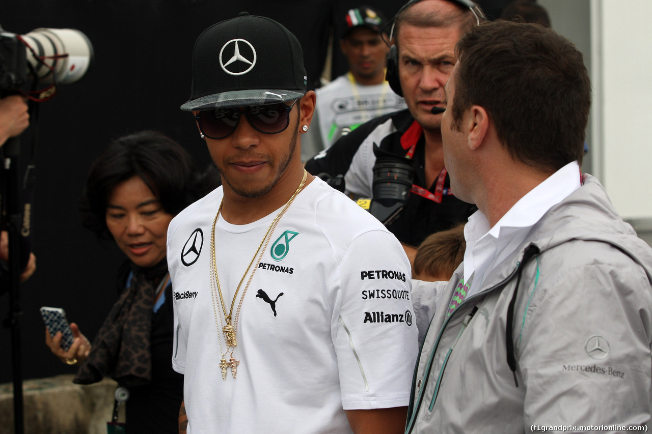 GP BRASILE, 08.11.2014 - Lewis Hamilton (GBR) Mercedes AMG F1 W05