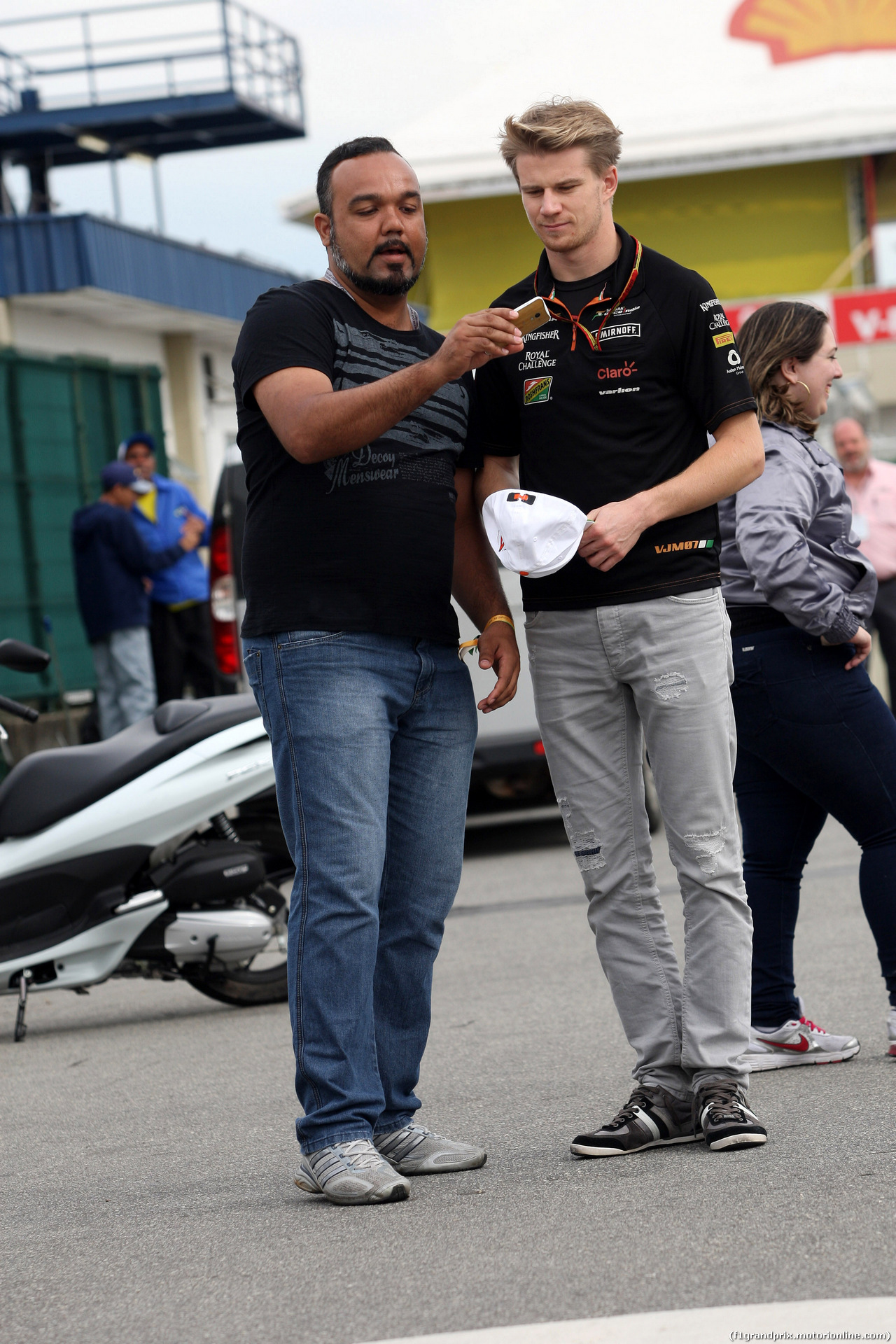GP BRASILE, 08.11.2014 - Nico Hulkenberg (GER) Sahara Force India F1 VJM07