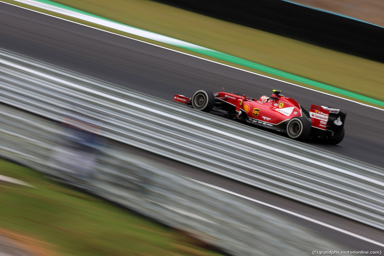 GP BRASILE, 08.11.2014 - Prove Libere 3, Kimi Raikkonen (FIN) Ferrari F14-T