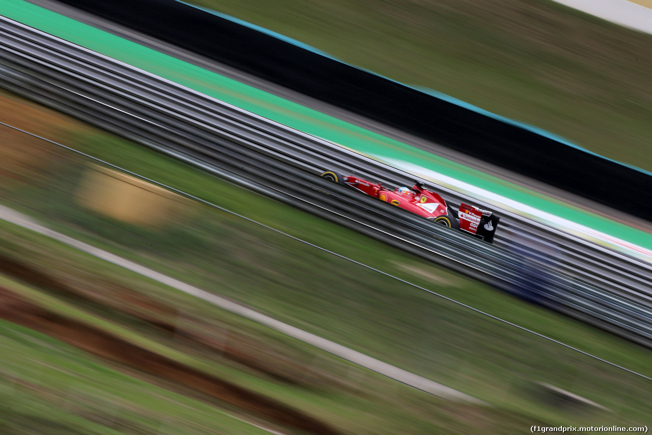 GP BRASILE, 08.11.2014 - Prove Libere 3, Fernando Alonso (ESP) Ferrari F14-T