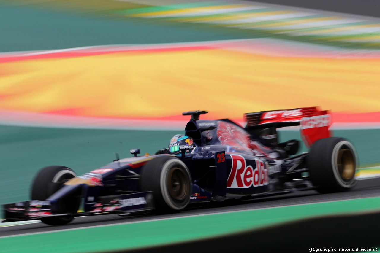 GP BRASILE, 08.11.2014 - Prove Libere 3, Jean-Eric Vergne (FRA) Scuderia Toro Rosso STR9