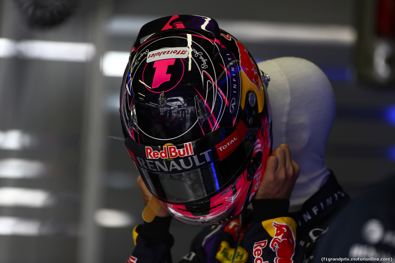 GP BRASILE, 08.11.2014 - Prove Libere 3, Sebastian Vettel (GER) Red Bull Racing RB10