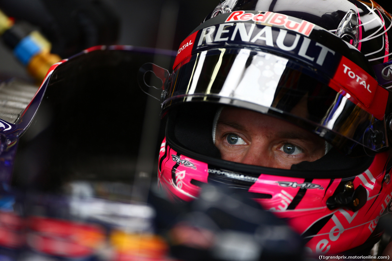 GP BRASILE, 08.11.2014 - Prove Libere 3, Sebastian Vettel (GER) Red Bull Racing RB10