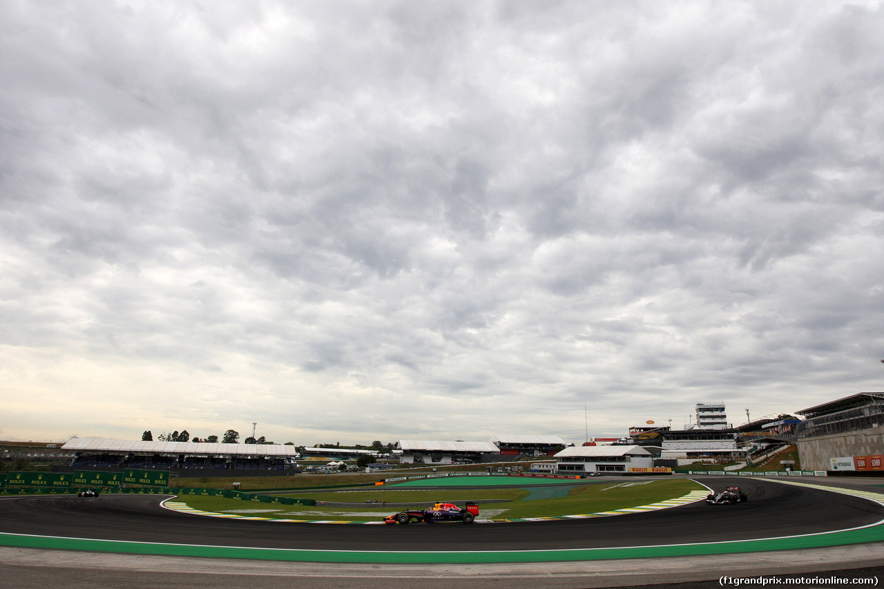 GP BRASILE, 08.11.2014 - Prove Libere 3, Sebastian Vettel (GER) Red Bull Racing RB10