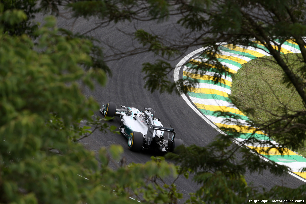 GP BRASILE, 08.11.2014 - Prove Libere 3, Lewis Hamilton (GBR) Mercedes AMG F1 W05