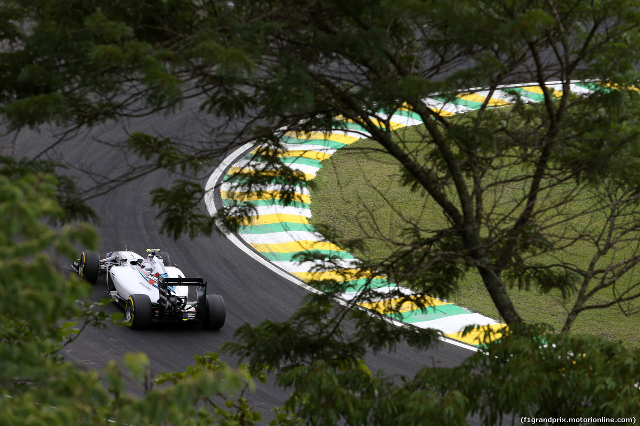 GP BRASILE, 08.11.2014 - Prove Libere 3, Valtteri Bottas (FIN) Williams F1 Team FW36