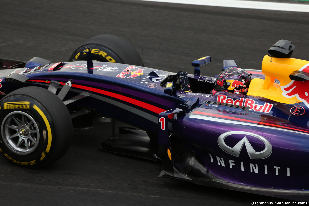 GP BRASILE, 08.11.2014 - Prove Libere 3, Sebastian Vettel (GER) Red Bull Racing RB10