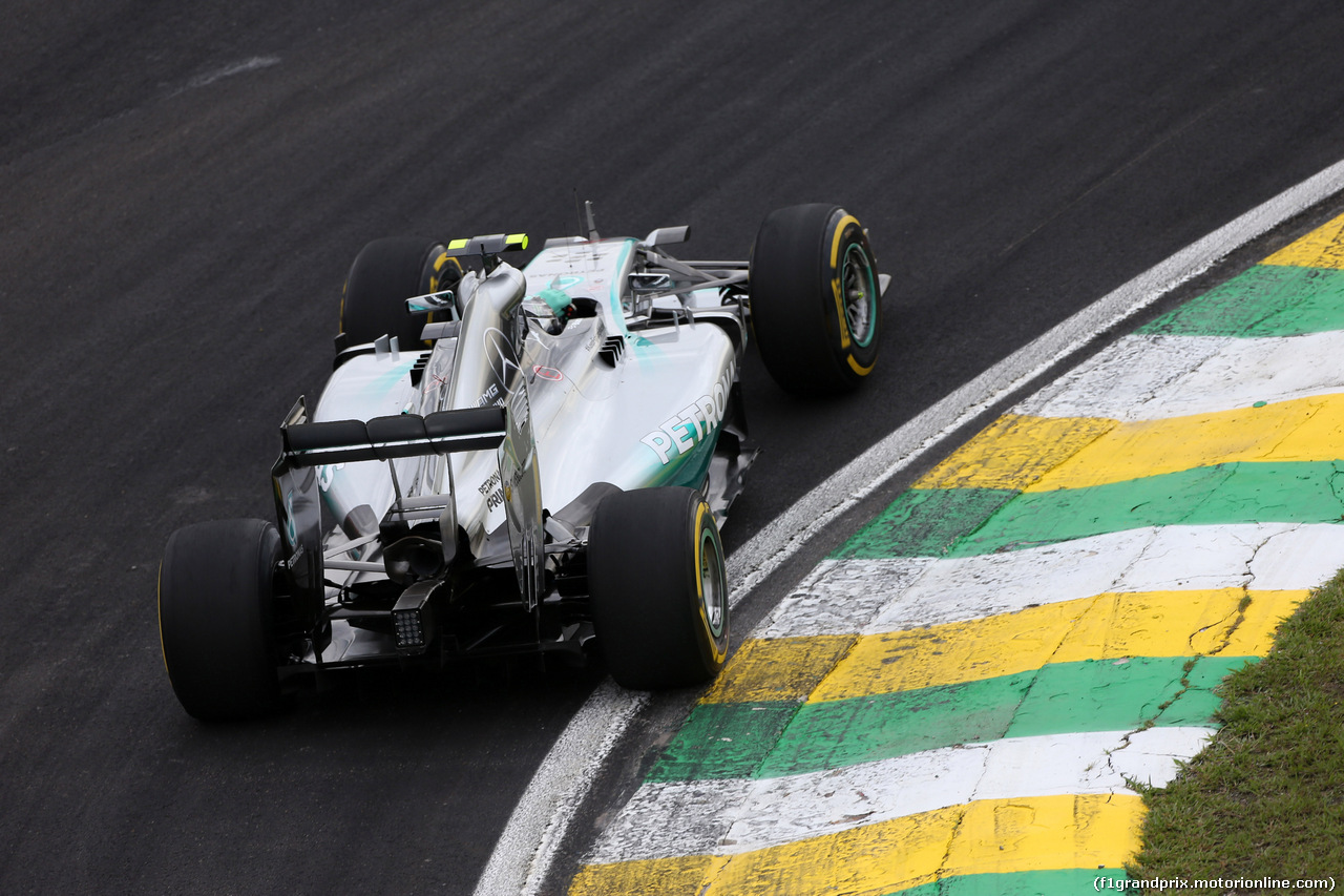 GP BRASILE, 08.11.2014 - Prove Libere 3, Nico Rosberg (GER) Mercedes AMG F1 W05