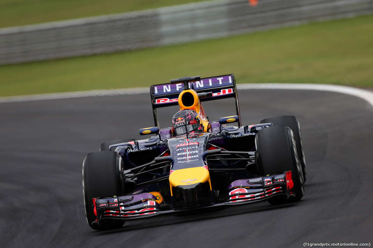 GP BRASILE, 08.11.2014 - Prove Libere 3, Sebastian Vettel (GER) Red Bull Racing RB10