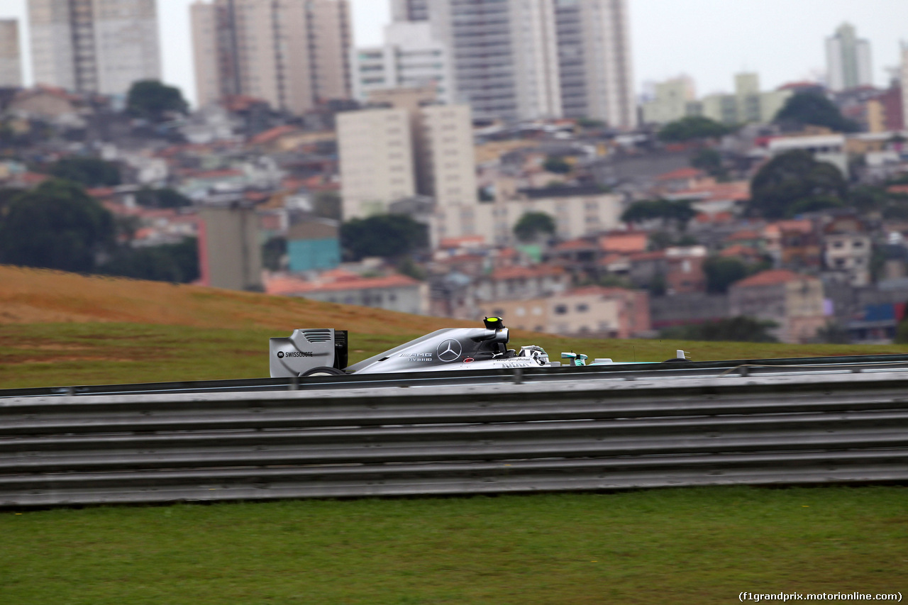 GP BRASILE, 08.11.2014 - Prove Libere 3, Nico Rosberg (GER) Mercedes AMG F1 W05