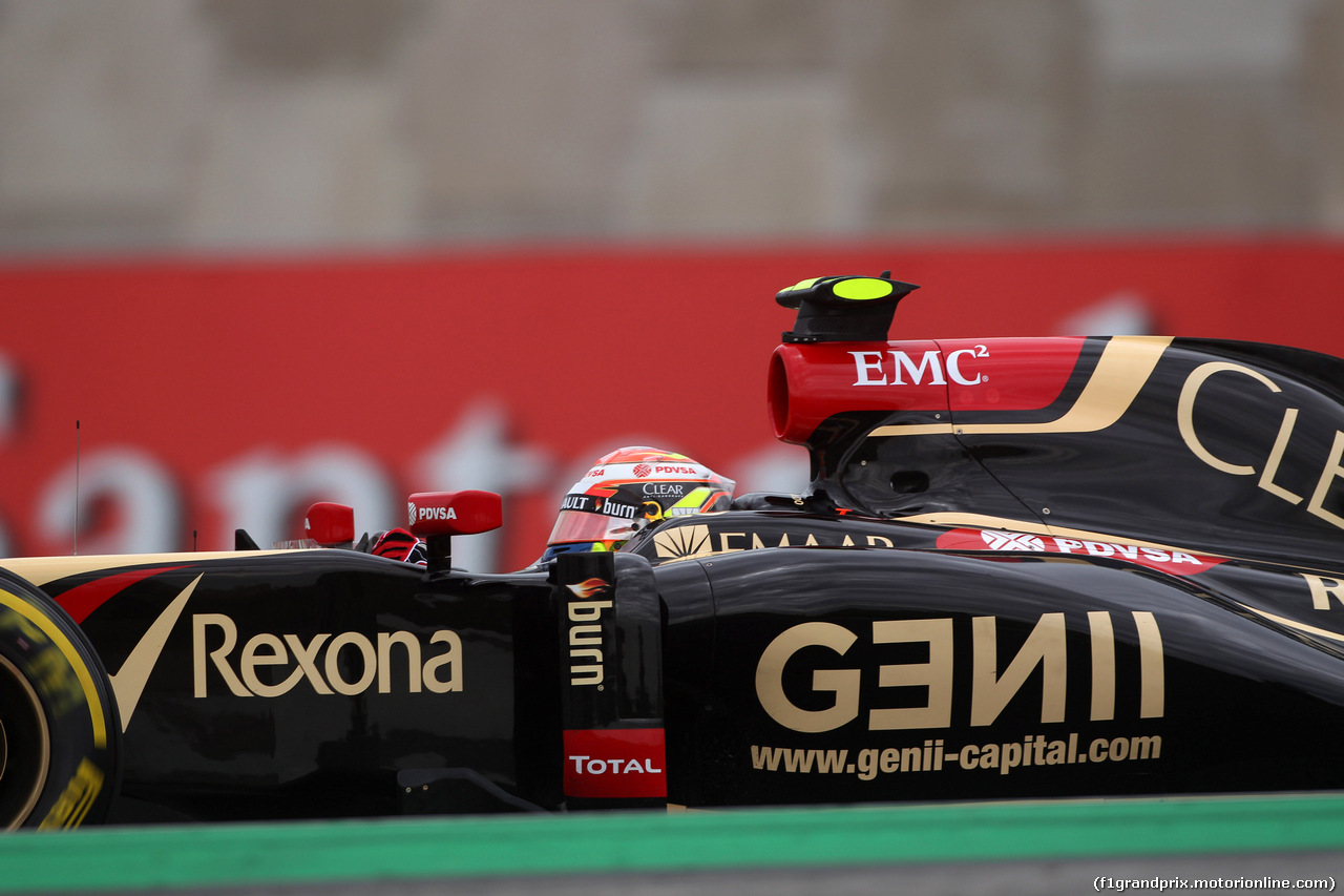 GP BRASILE, 08.11.2014 - Prove Libere 3, Pastor Maldonado (VEN) Lotus F1 Team E22