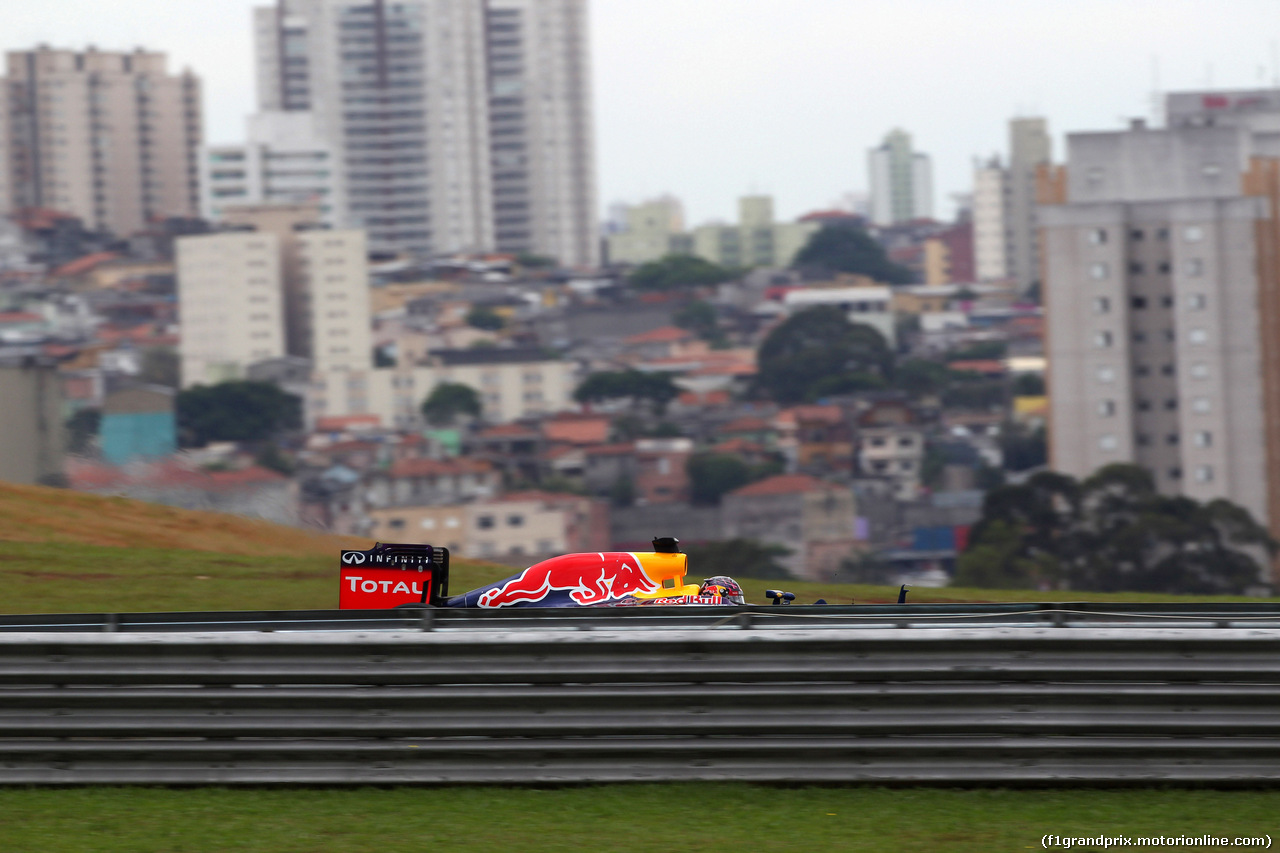 GP BRASILE, 08.11.2014 - Prove Libere 3, Sebastian Vettel (GER) Red Bull Racing RB10