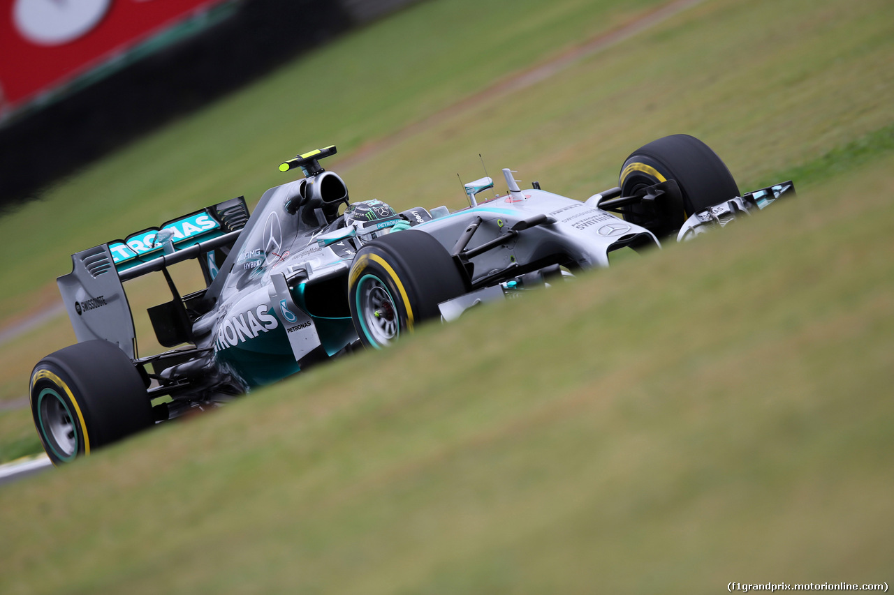 GP BRASILE, 08.11.2014 - Prove Libere 3, Nico Rosberg (GER) Mercedes AMG F1 W05