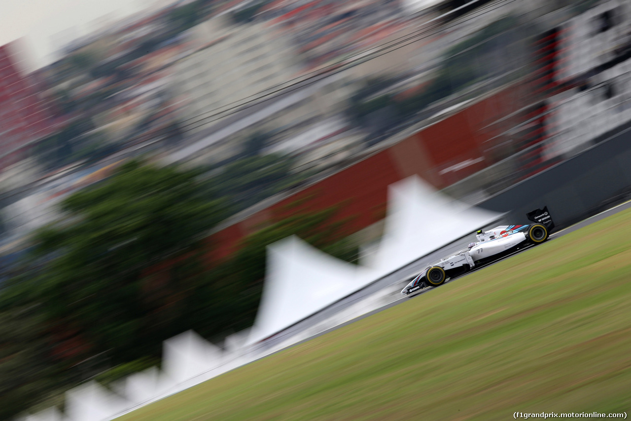 GP BRASILE, 08.11.2014 - Prove Libere 3, Valtteri Bottas (FIN) Williams F1 Team FW36