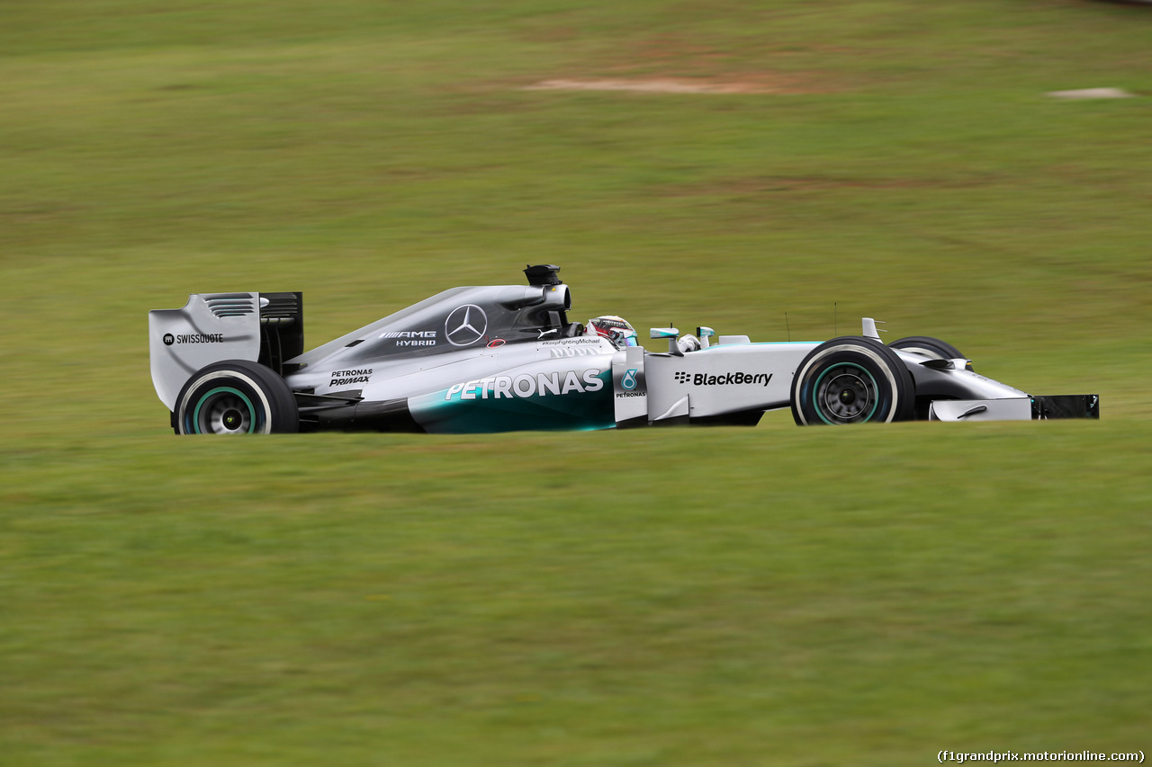 GP BRASILE, 08.11.2014 - Prove Libere 3, Lewis Hamilton (GBR) Mercedes AMG F1 W05