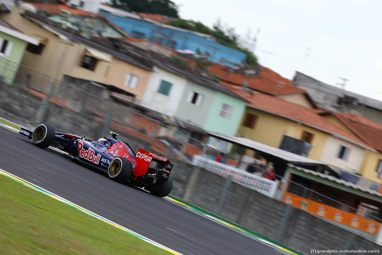 GP BRASILE, 08.11.2014 - Prove Libere 3, Daniil Kvyat (RUS) Scuderia Toro Rosso STR9