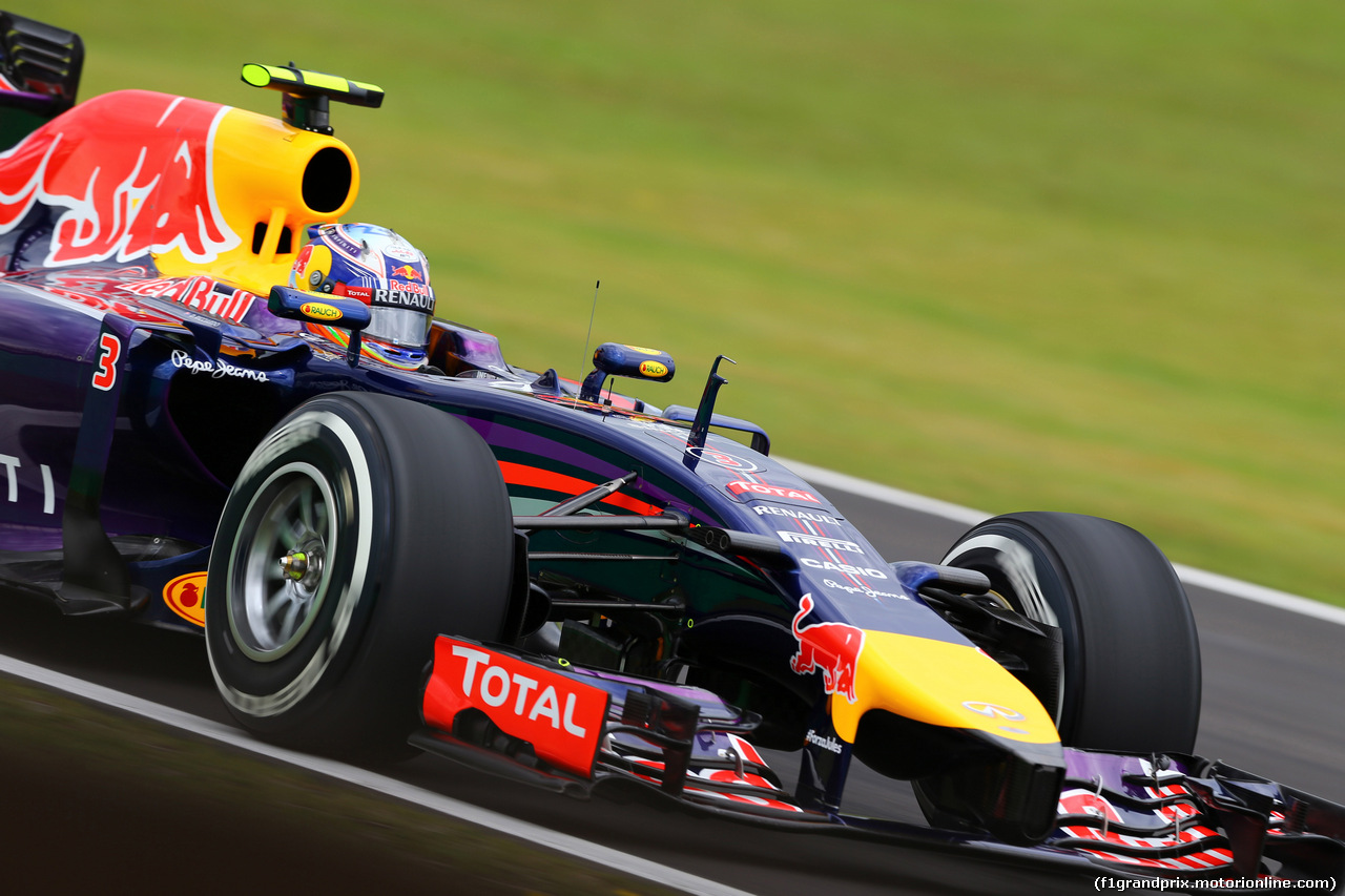 GP BRASILE, 08.11.2014 - Prove Libere 3, Daniel Ricciardo (AUS) Red Bull Racing RB10