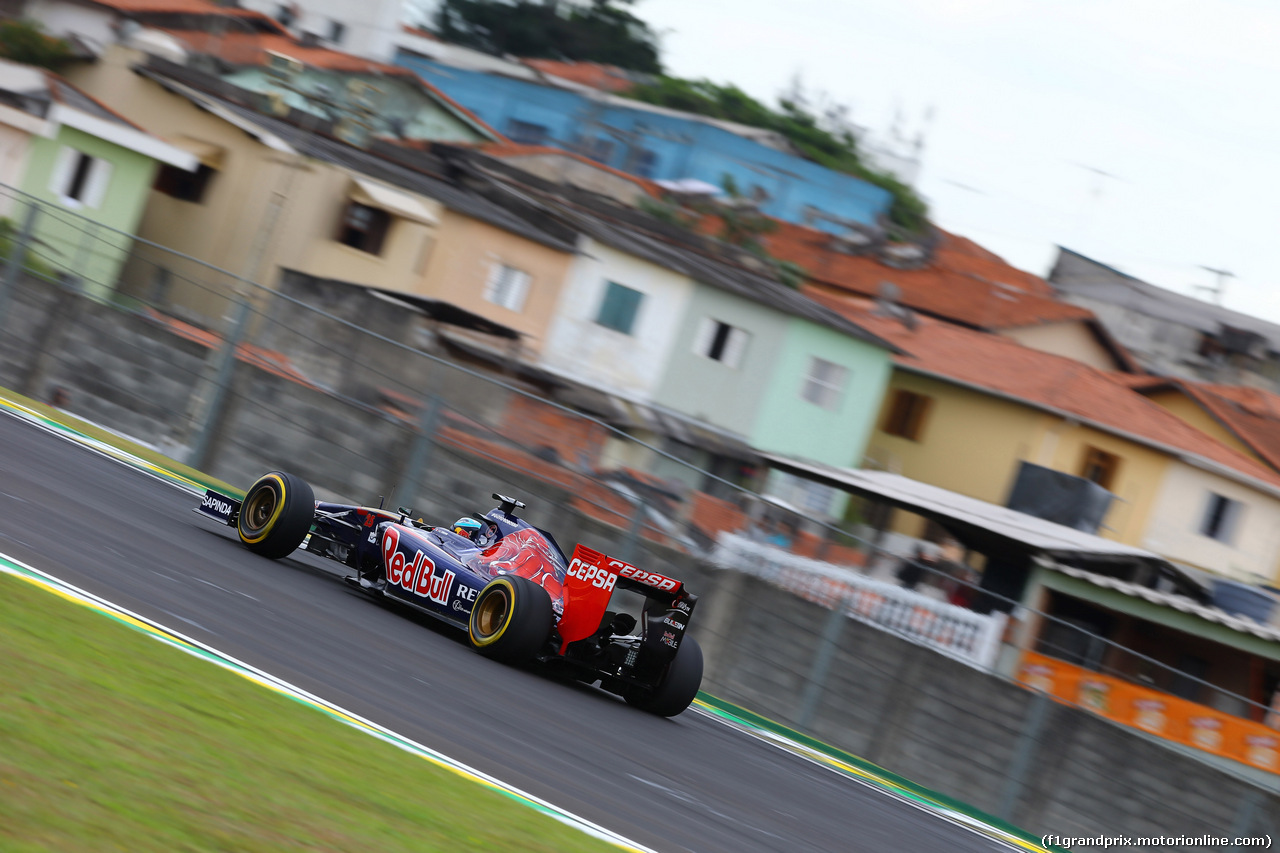 GP BRASILE, 08.11.2014 - Prove Libere 3, Jean-Eric Vergne (FRA) Scuderia Toro Rosso STR9