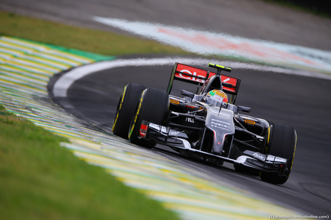 GP BRASILE, 08.11.2014 - Prove Libere 3, Esteban Gutierrez (MEX), Sauber F1 Team C33