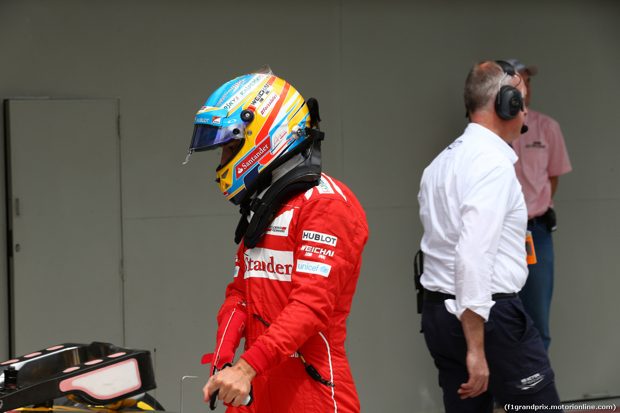 GP BRASILE, 08.11.2014 - Qualifiche, Fernando Alonso (ESP) Ferrari F14-T