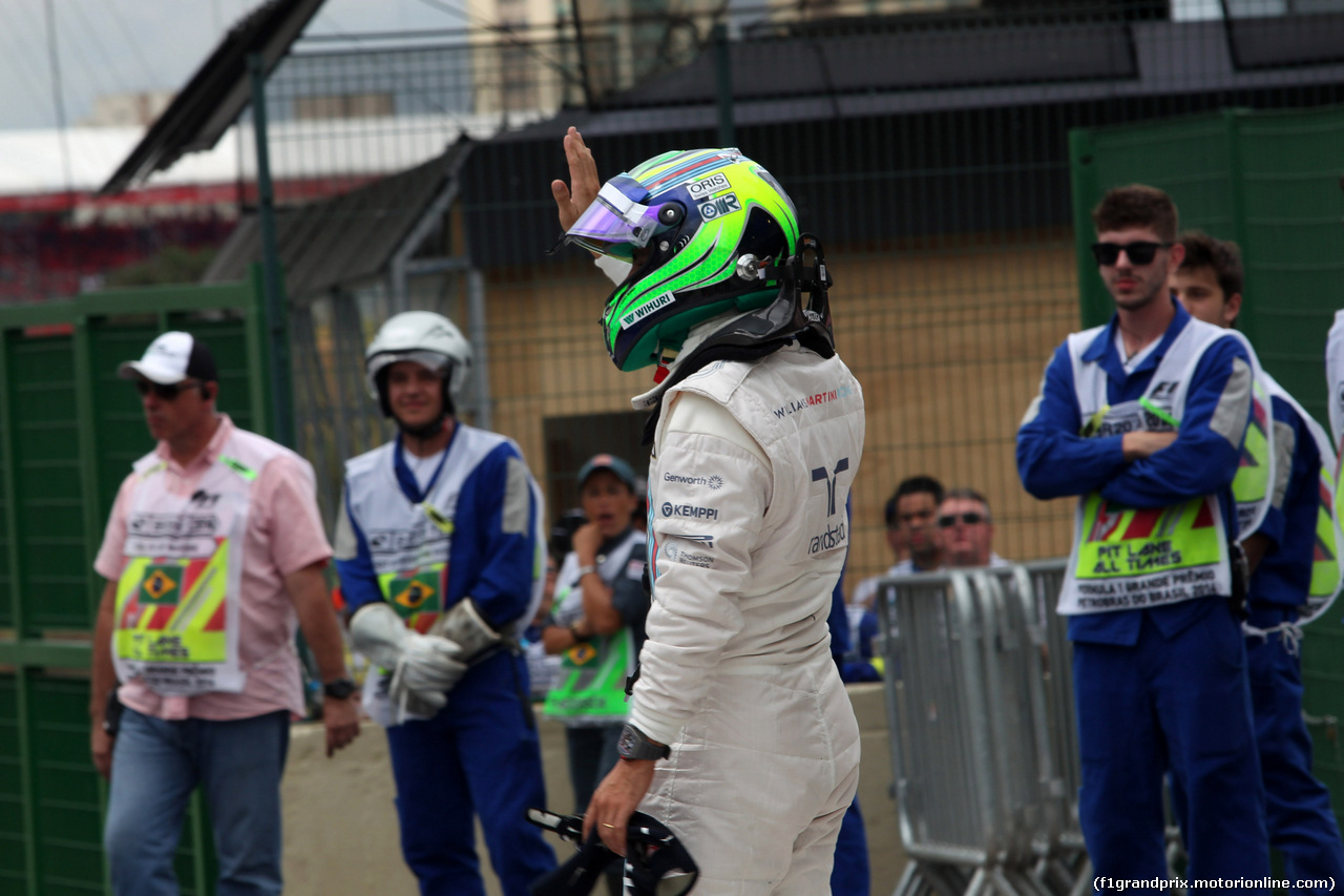 GP BRASILE, 08.11.2014 - Qualifiche, Felipe Massa (BRA) Williams F1 Team FW36