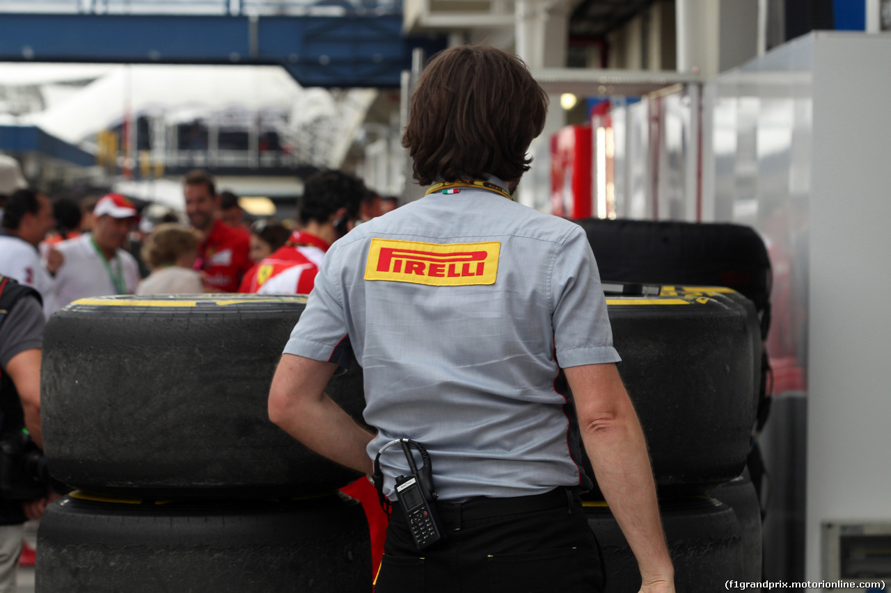 GP BRASILE, 08.11.2014 - Qualifiche, Pirelli Tyres