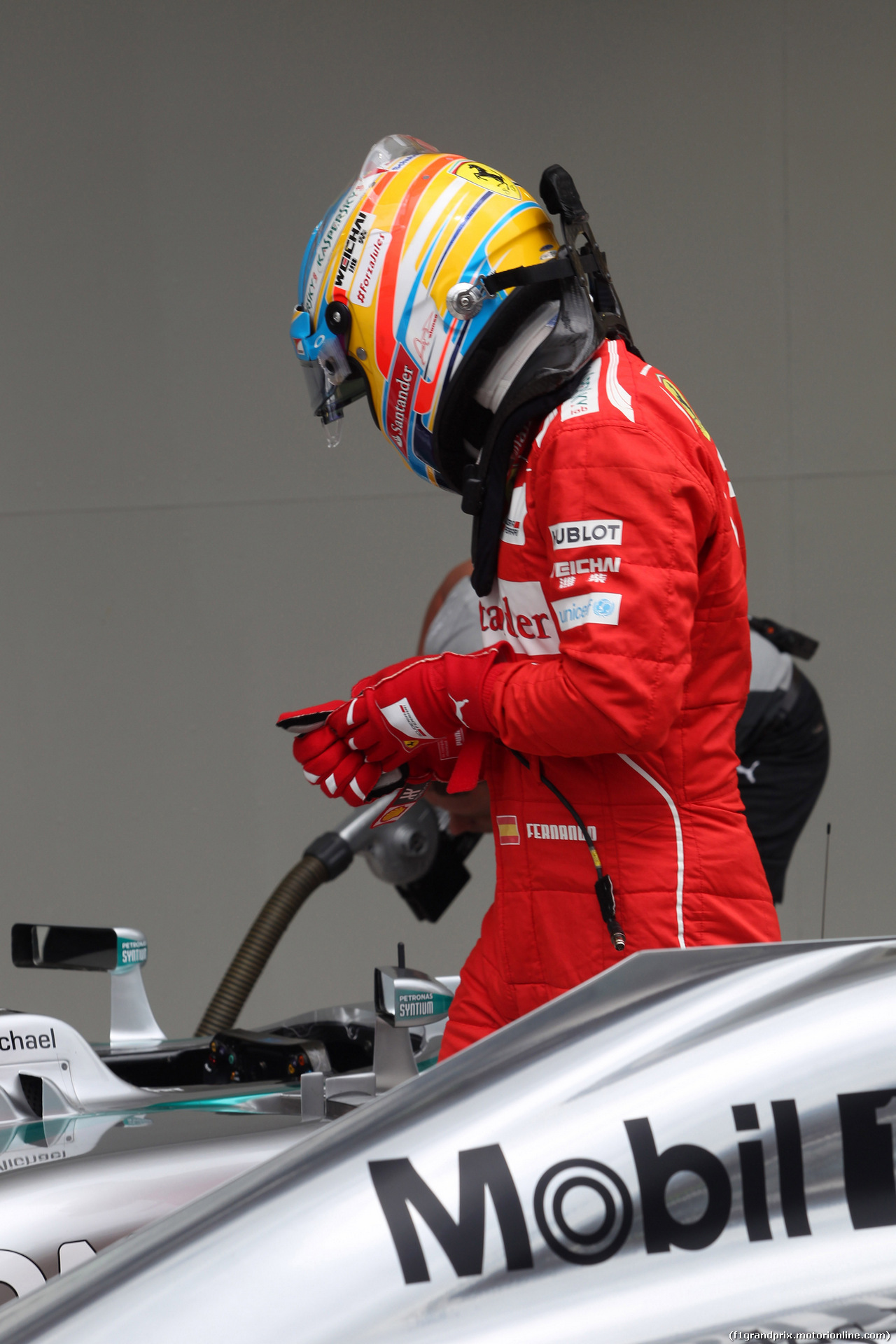 GP BRASILE, 08.11.2014 - Qualifiche, Fernando Alonso (ESP) Ferrari F14-T