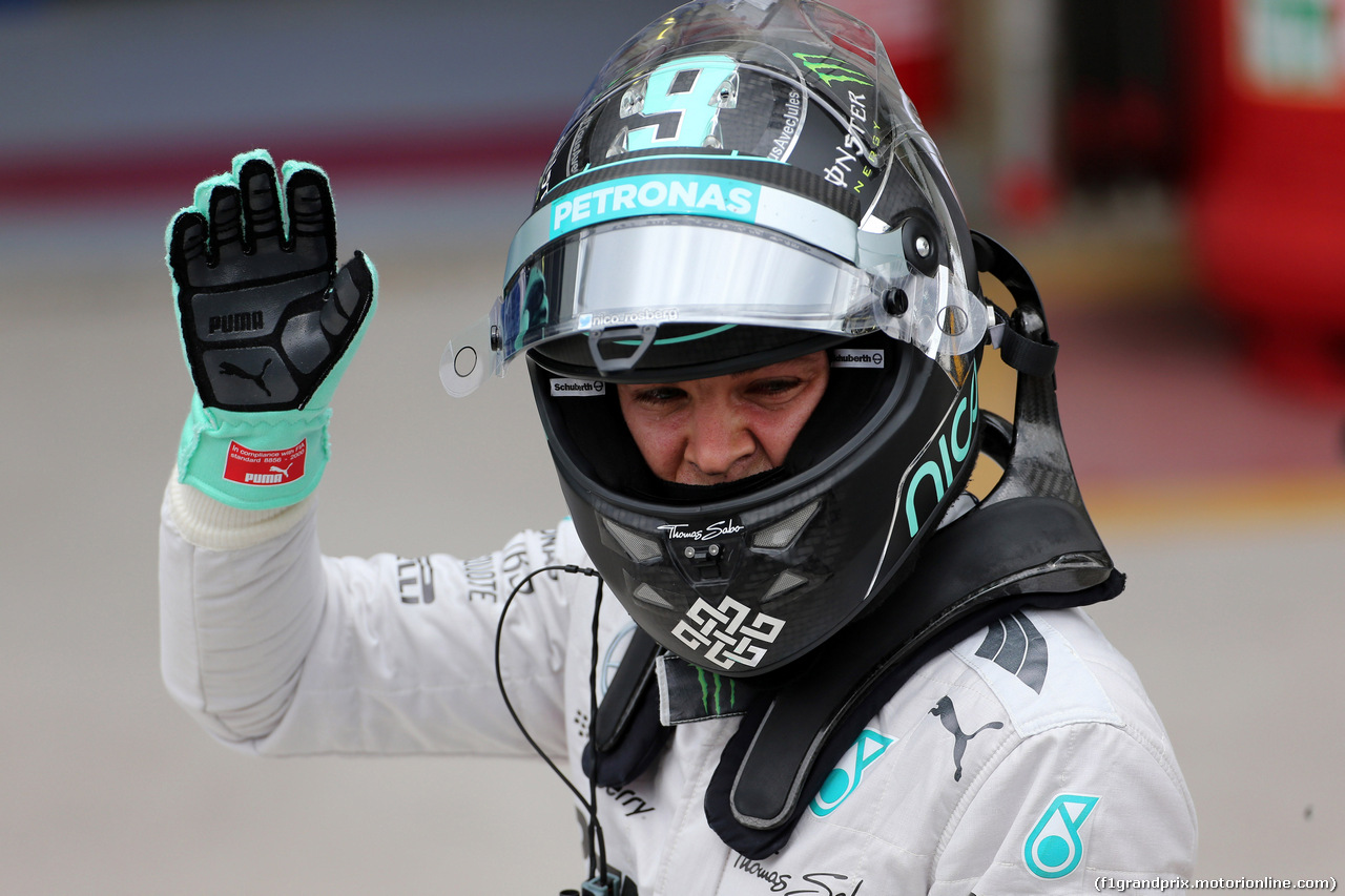 GP BRASILE, 08.11.2014 - Qualifiche, Nico Rosberg (GER) Mercedes AMG F1 W05 pole position
