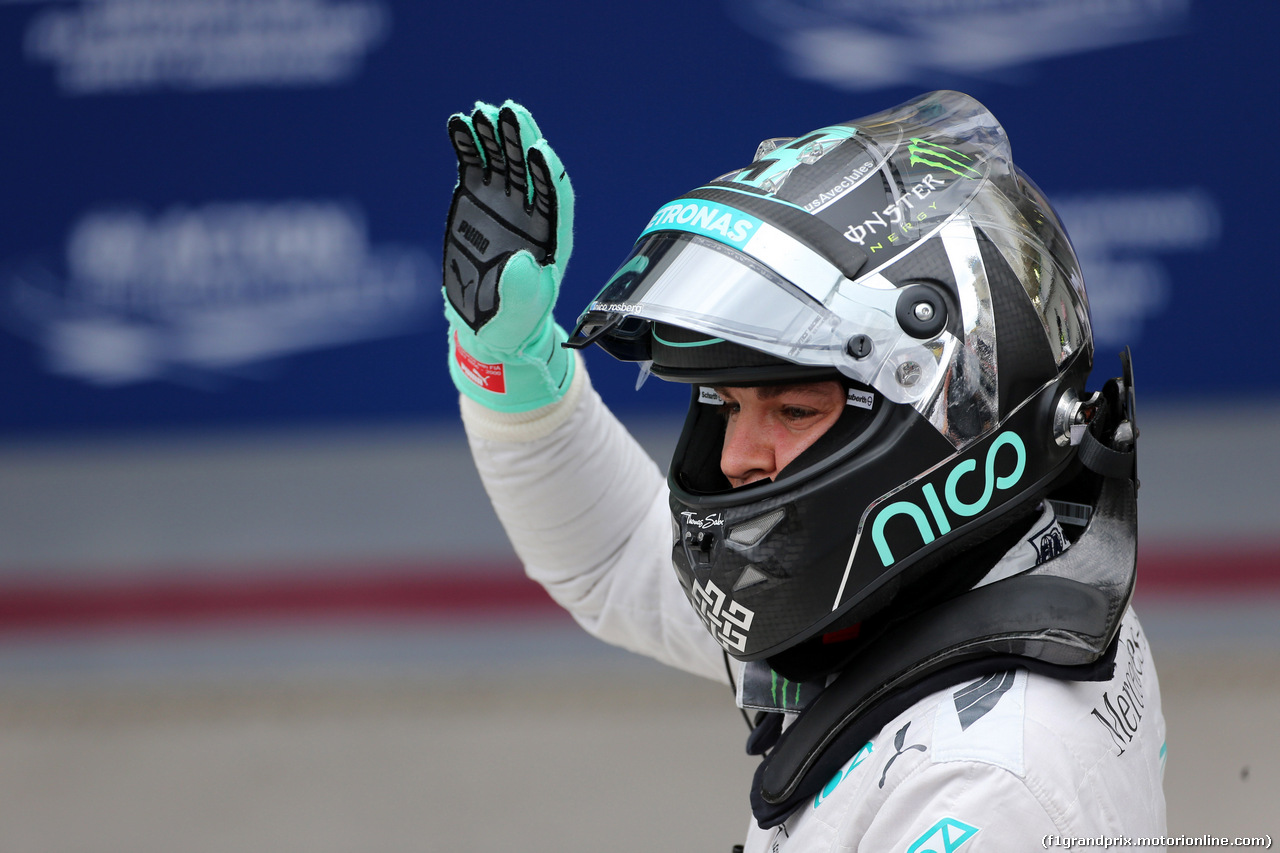 GP BRASILE, 08.11.2014 - Qualifiche, Nico Rosberg (GER) Mercedes AMG F1 W05 pole position