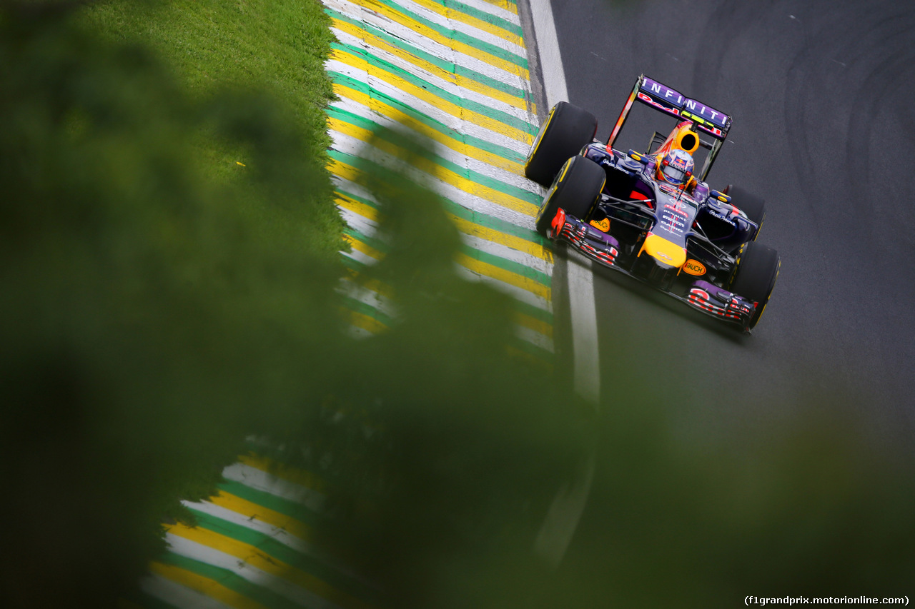 GP BRASILE, 08.11.2014 - Qualifiche, Daniel Ricciardo (AUS) Red Bull Racing RB10