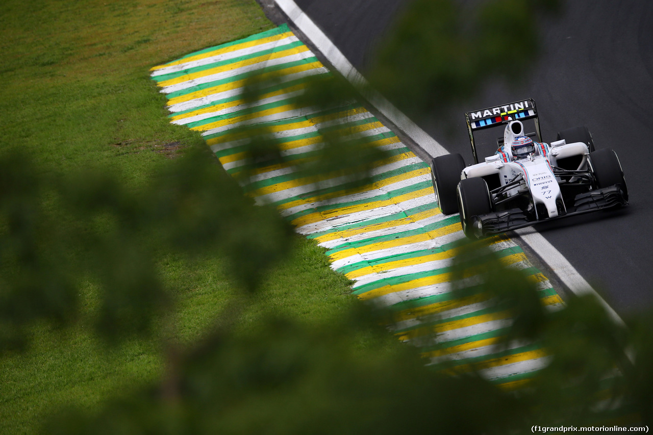 GP BRASILE, 08.11.2014 - Qualifiche, Valtteri Bottas (FIN) Williams F1 Team FW36