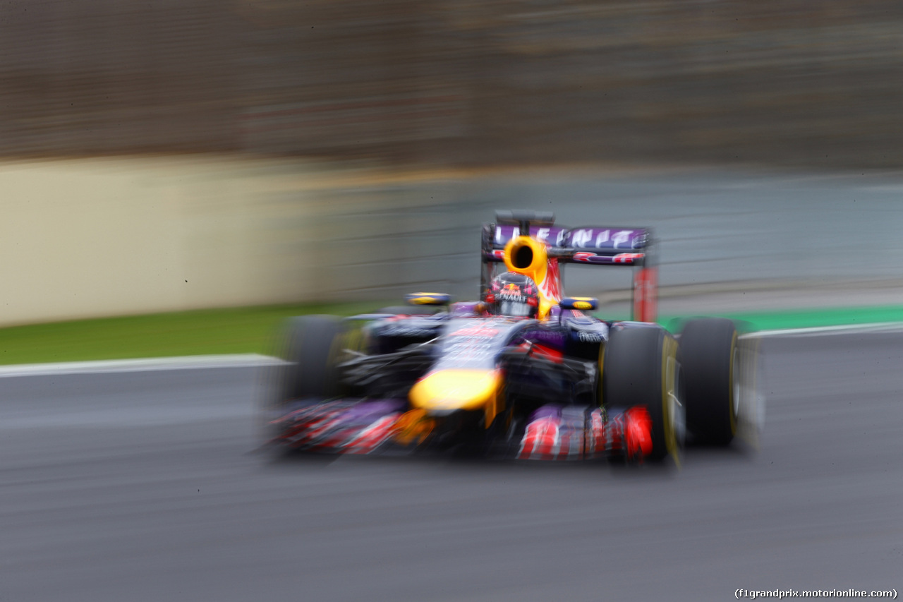 GP BRASILE, 08.11.2014 - Qualifiche, Sebastian Vettel (GER) Red Bull Racing RB10