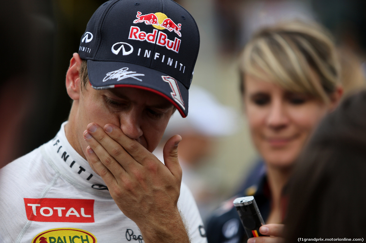 GP BRASILE, 08.11.2014 - Qualifiche, Sebastian Vettel (GER) Red Bull Racing RB10