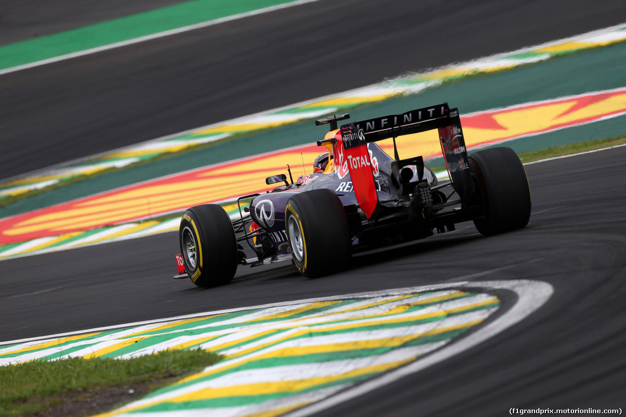 GP BRASILE, 08.11.2014 - Qualifiche, Sebastian Vettel (GER) Red Bull Racing RB10