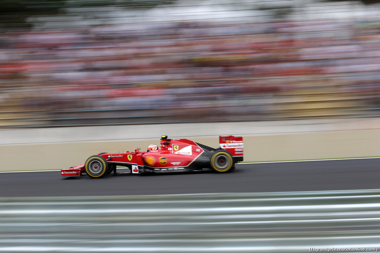 GP BRASILE, 08.11.2014 - Qualifiche, Kimi Raikkonen (FIN) Ferrari F14-T