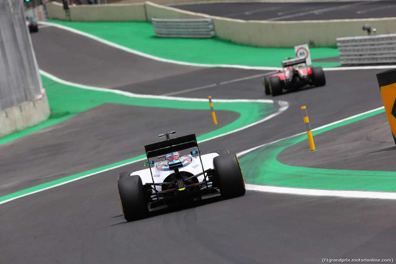 GP BRASILE, 08.11.2014 - Qualifiche, Felipe Massa (BRA) Williams F1 Team FW36