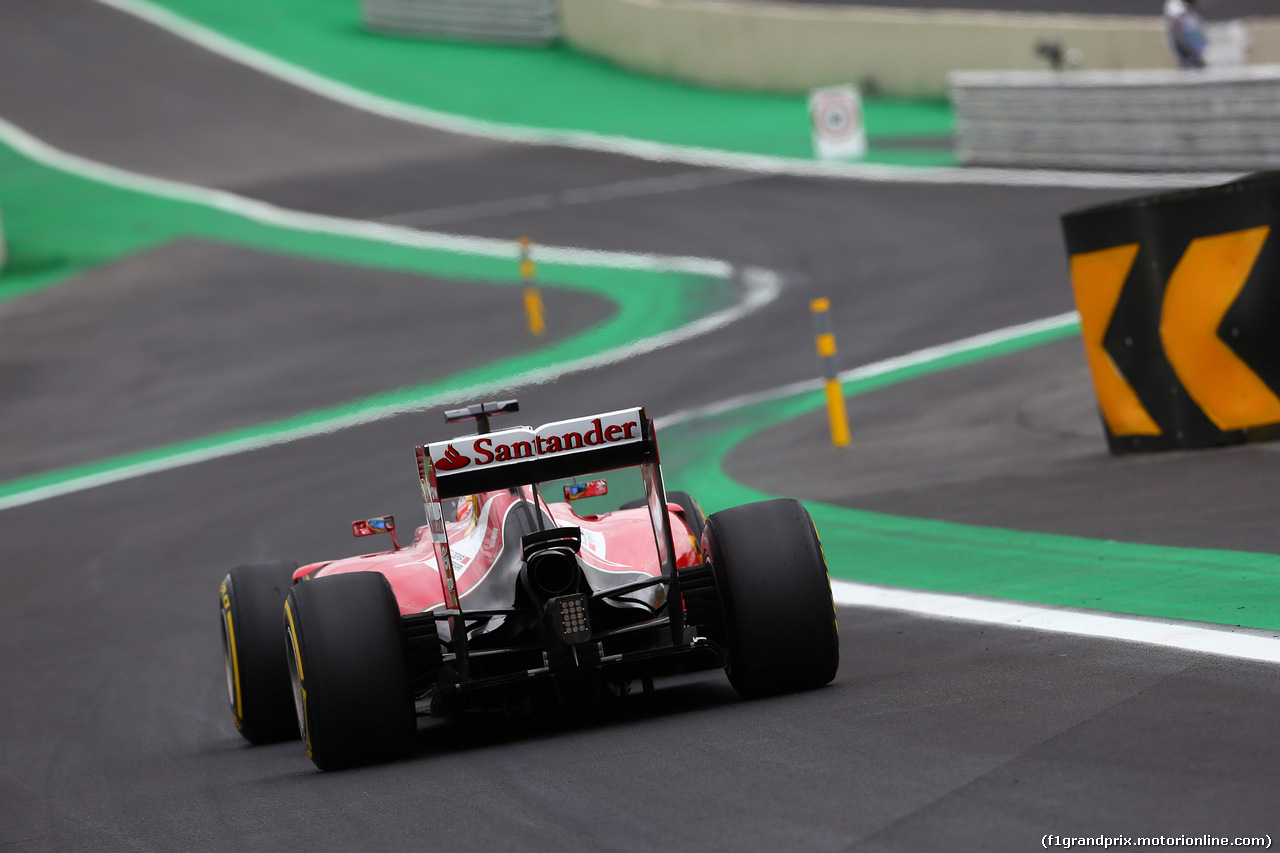 GP BRASILE, 08.11.2014 - Qualifiche, Fernando Alonso (ESP) Ferrari F14-T