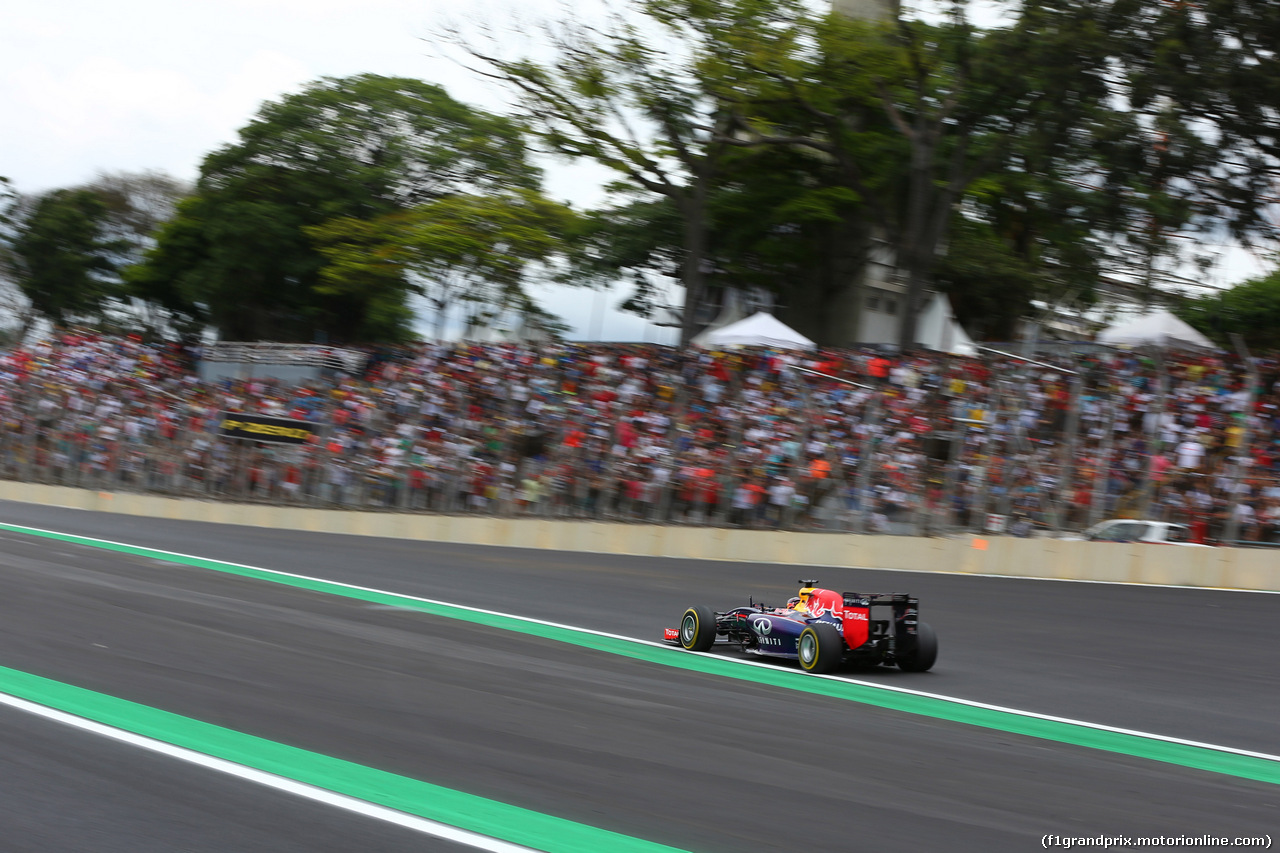 GP BRASILE, 08.11.2014 - Qualifiche, Daniel Ricciardo (AUS) Red Bull Racing RB10