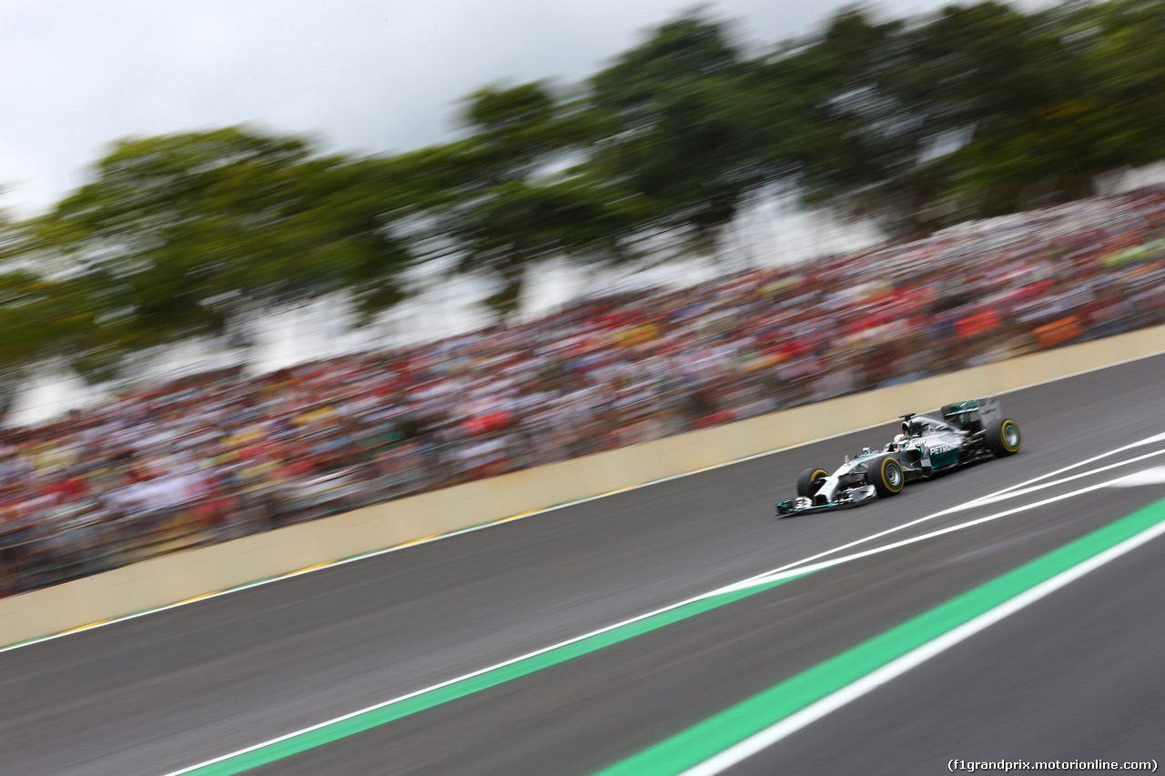 GP BRASILE, 08.11.2014 - Qualifiche, Lewis Hamilton (GBR) Mercedes AMG F1 W05